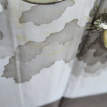 Load image into Gallery viewer, Men's Haori Vintage(1950-1980) Black Gray Dragon Silk #10651C4
