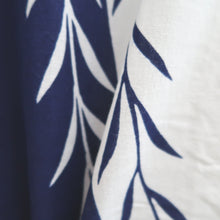 Load image into Gallery viewer, Yukata Vintage(1950-1980) Navy White Bangasa Cotton #11100B1
