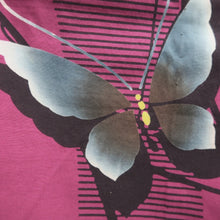Load image into Gallery viewer, Yukata Magenta Butterfly Cotton #10750D3
