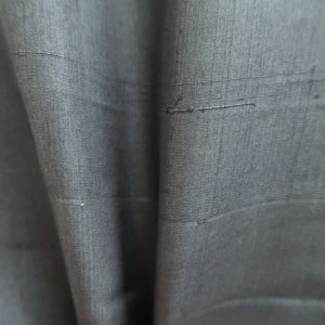 Men's Kimono Vintage(1950-1980) Dark Gray Montsuki Silk #10467A5