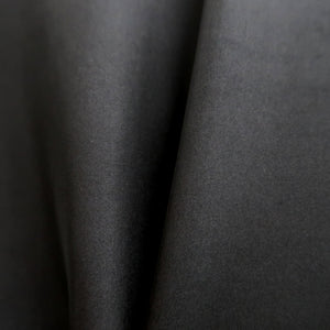 Men's Haori Vintage(1950-1980) Black Montsuki Kanji Landscape Silk #10414A2