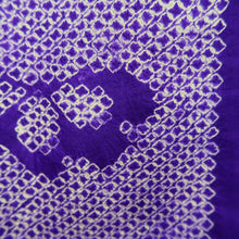 Load image into Gallery viewer, Haori Jacket Vintage(1920-1950) Blueish Purple Shibori Silk #10625C3
