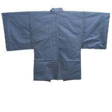 Load image into Gallery viewer, Men&#39;s Haori Blue Black Landscape Wide Silk #10440A3
