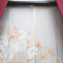 Load image into Gallery viewer, Haori Jacket Magenta Flower Silk #10686D1
