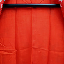 Load image into Gallery viewer, Juban Vintage(1920-1950) Red Plum blossom Branch Silk #10381F4
