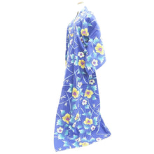 Load image into Gallery viewer, Yukata Blue Dragonfly Cotton #10751D3
