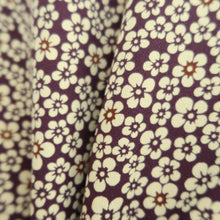 Load image into Gallery viewer, Haori Jacket Vintage(1950-1980) Brown Flower Silk #10606C2
