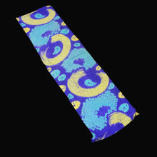 Load image into Gallery viewer, KK1517A2 Silk Kimono Fabric Vintage(1920-1950) Shibori Purple 44.5x12.2in(113x31cm)
