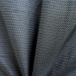 Men's Haori Blue Black Landscape Wide Silk #10440A3