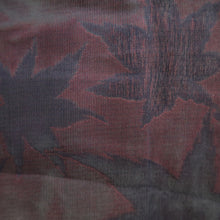 Load image into Gallery viewer, Haori Jacket Vintage(1950-1980) Black Red See-Through Maple Leaf Silk #10040C5
