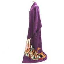 Load image into Gallery viewer, Kimono Vintage(1950-1980) Purple Heian Princess Silk #10269E4
