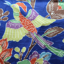 Load image into Gallery viewer, Haori Jacket Blue Bird Silk #10726D2
