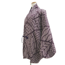 Load image into Gallery viewer, Haori Jacket Dark Purple Full Shibori Silk #10838E2
