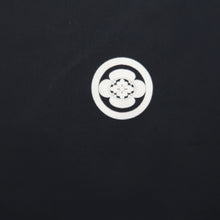 Load image into Gallery viewer, Men&#39;s Haori Vintage(1950-1980) Black Mt. Fuji Dragon Tiger Silk #10286E4
