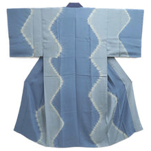 Load image into Gallery viewer, Men's Juban Light Blue Gray Tatewaku Silk #10877E4
