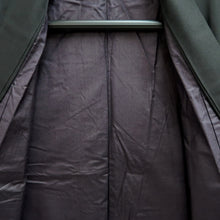 Load image into Gallery viewer, Men&#39;s Kimono Vintage(1950-1980) Black Montsuki Silk #10468A5
