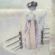 Load image into Gallery viewer, Kimono Pearl white Maiko Silk #10247E3
