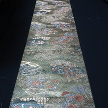 Load image into Gallery viewer, BB10100AG Silk Obi Fabric Bird Gold 108.3x10.6in(275x27cm)
