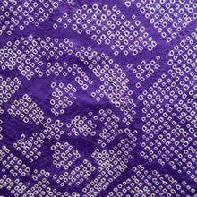 Load image into Gallery viewer, Haori Jacket Vintage(1920-1950) Blueish Purple Shibori Genjiguruma Silk #11036A2
