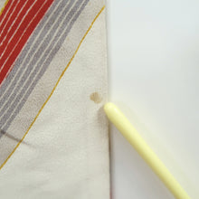 Load image into Gallery viewer, Haori Jacket Vintage(1950-1980) White Chrysanthemum Silk #10846E3
