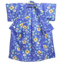 Load image into Gallery viewer, Yukata Blue Dragonfly Cotton #10751D3
