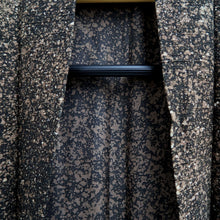 Load image into Gallery viewer, Men&#39;s Haori Vintage(1950-1980) Dark Brown Jinbaori Silk #10431A3
