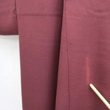 Load image into Gallery viewer, Kimono Wine red Ryusui Flower Silk #10536B3
