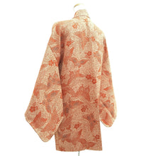 Load image into Gallery viewer, Haori Jacket Reddish Brown Butterfly Silk #10858E3
