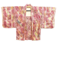 Load image into Gallery viewer, Haori Jacket Vintage(1950-1980) Reddish Pink Full Shibori Flower Silk #10808D5
