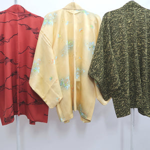 Bundle 15pcs Silk Haori Jacket Wholesale Bulk Free Shipping #572