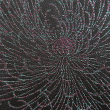 Load image into Gallery viewer, Haori Jacket Vintage(1950-1980) Black Silver Rangiku Silk #10190D5
