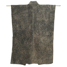Load image into Gallery viewer, Men&#39;s Haori Vintage(1950-1980) Dark Brown Jinbaori Silk #10431A3
