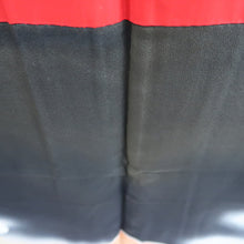 Load image into Gallery viewer, Furisode Vintage(1920-1950) Black Crane Birds Silk #11108Z1
