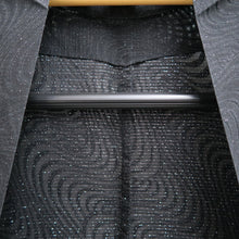 Load image into Gallery viewer, Haori Jacket Vintage(1950-1980) Black Silver See-Through Ryusui Silk #10221E2

