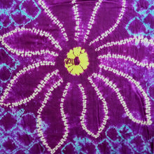Load image into Gallery viewer, Haori Jacket Vintage(1920-1950) Purple Shibori Floral pattern Silk #11056A3
