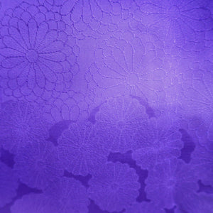 Kimono Purple Gradation Chrysanthemum Silk #10526B2