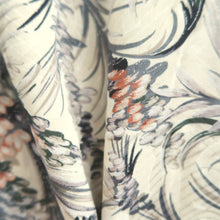 Load image into Gallery viewer, Haori Jacket Vintage(1950-1980) Off white Beige Flower Silk #10676D1

