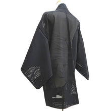 Load image into Gallery viewer, Haori Jacket Vintage(1950-1980) Black See-Through Grass Silk #10041C5
