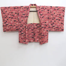 Load image into Gallery viewer, Haori Jacket Vintage(1950-1980) Black Plum blossom Silk #10146D3
