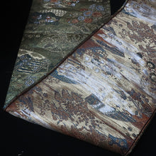 Load image into Gallery viewer, BB10100AG Silk Obi Fabric Bird Gold 108.3x10.6in(275x27cm)
