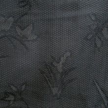 Load image into Gallery viewer, Haori Jacket Vintage(1950-1980) Black Sheer Floral pattern Silk #10968F3
