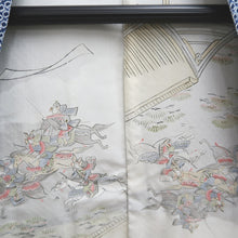 Load image into Gallery viewer, Haori Jacket Vintage(1950-1980) Blue Full Shibori Grass Silk #10236E2
