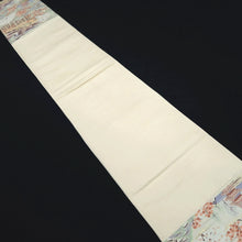Load image into Gallery viewer, Fukuro Obi Beige Gold Kyoto Kiyomizudera Silk BB266V5
