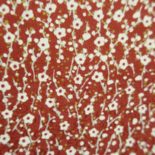 Load image into Gallery viewer, Haori Jacket Vintage(1950-1980) Reddish Brown Flower Silk #10587C1

