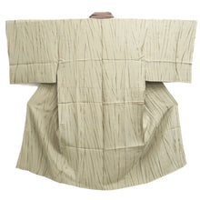 Load image into Gallery viewer, Men&#39;s Juban Beige Shibori Silk #10452A4
