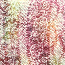 Load image into Gallery viewer, Haori Jacket Vintage(1950-1980) Reddish Pink Full Shibori Flower Silk #10808D5
