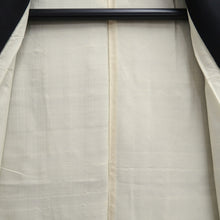 Load image into Gallery viewer, Men&#39;s Kimono Vintage(1950-1980) Black Montsuki Silk #10469A5
