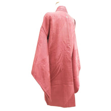 Load image into Gallery viewer, Haori Jacket Vintage(1950-1980) Reddish Pink Floral pattern Long Silk #11017A1
