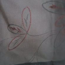 Load image into Gallery viewer, Haori Jacket Vintage(1950-1980) Black Red Sheer Floral pattern Silk #10978F3
