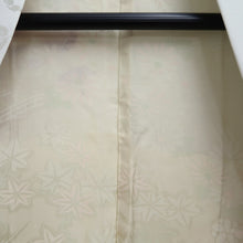 Load image into Gallery viewer, Haori Jacket Vintage(1950-1980) Off white Flower Silk #10577B5
